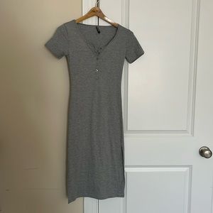 Casual grey dress